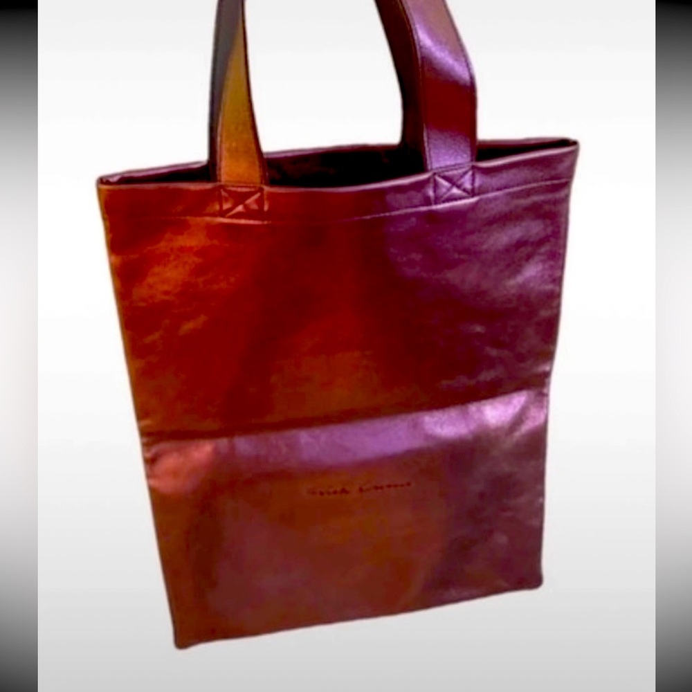 Rick Owens iridescent leather tote bag